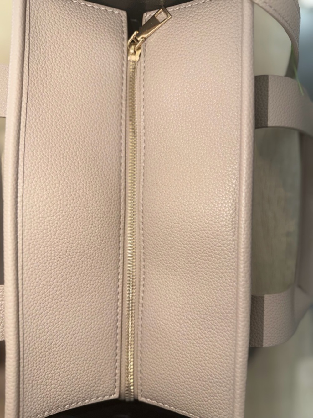 The Tote Bag Beige Logo Tote - Picture 3 of 6